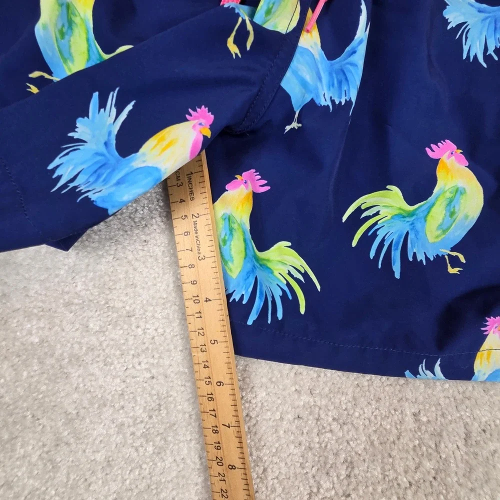 Chubbies Swim Trunks‎ Mens XL Blue Rooster Fowl Play 5.5